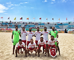 Beach Soccer National Team lost against Russia: 5-2