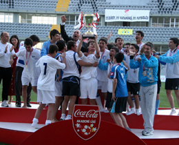 Coca Cola Akademi Ligi U15 ampiyonu Ankaraspor