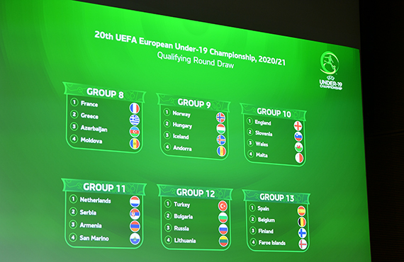 2020-21 UEFA U19 Turnuvalar iptal edildi