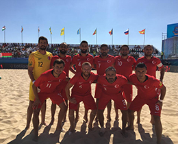 Beach Soccer National Team beat Ukraine: 3-1