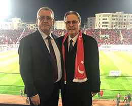Arnavutluk-Trkiye resmi ma yemei dzenlendi