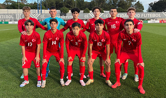 U15 Mill Takmmz, UEFA Geliim Turnuvas'nda Portekiz'e 3-2 Yenildi