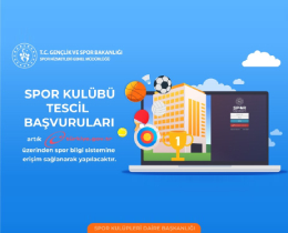 Spor Kulb Tescilleri Artk e-Devlette