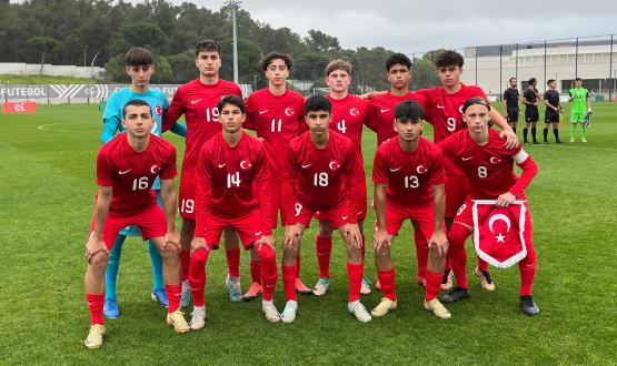 U15 Mill Takmmz, UEFA Geliim Turnuvas'nda Ukrayna'ya 3-0 Yenildi