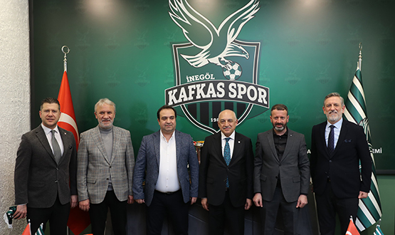 TFF Bakan Mehmet Bykeki'den negl Kafkas Spor'a Ziyaret
