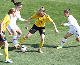 Womens U19s draw with Belgium: 1-1
