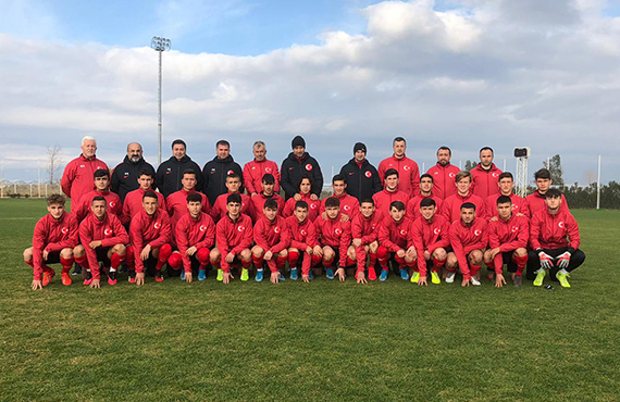 U17 Milli Takm, almalarn Antalya'da srdryor