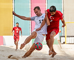 Estonyay yenen Plaj Futbolu Milli Takmmz, Avrupada ilk 10 iinde