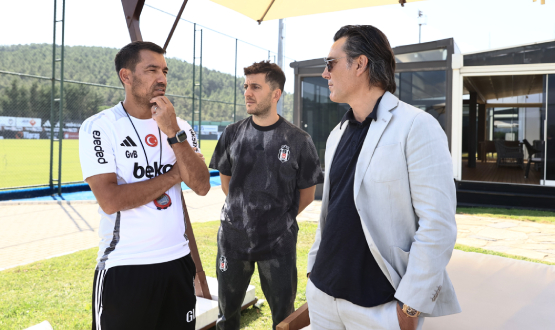 Kazanc ve Montella'dan Beikta'a Ziyaret