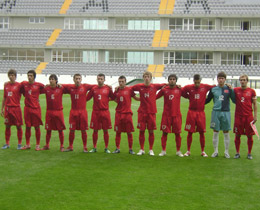 U19s beaten in Bursa