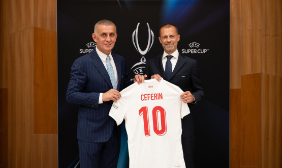 TFF President Hacosmanolu Met With UEFA President Čeferin