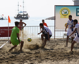 TFF Plaj Futbolu Ligi Finalleri Alanyada devam ediyor