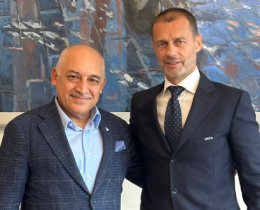 UEFA President Čeferin Congratulated TFF President Bykeki